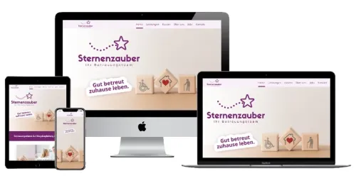 Webdesign für Betreuung und Pflege